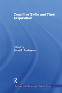 Buy Cognitive Skills and Their Acquisition | by John R. Anderson | ‎ Psychology Pr | ‎ English | ‎ 1st Edition — BookShops.in