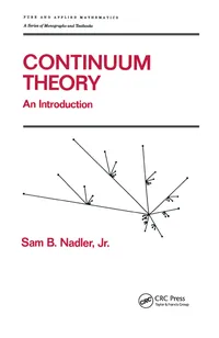 Buy Continuum Theory: An Introduction: 158 | by Sam Nadler | ‎ CRC Pr I Llc | ‎ English | ‎ 1st Edition — BookShops.in