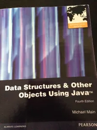 Buy Data Structures and Other Objects Using Java | by Michael Main | Pearson | English | 4th Edition — BookShops.in