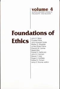 Buy Foundations of Ethics: 4 | by Leroy S. Rouner | University of Notre Dame Press | English | Reprint Edition — BookShops.in