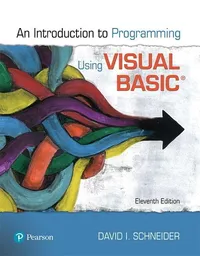 Buy Introduction to Programming Using Visual Basic | by David Schneider | Pearson | English | 11th Edition — BookShops.in
