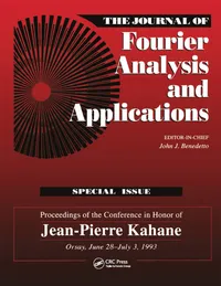 Buy Journal of Fourier Analysis and Applications | by John J. Benedetto | CRC Pr I Llc | English | 1st Edition — BookShops.in