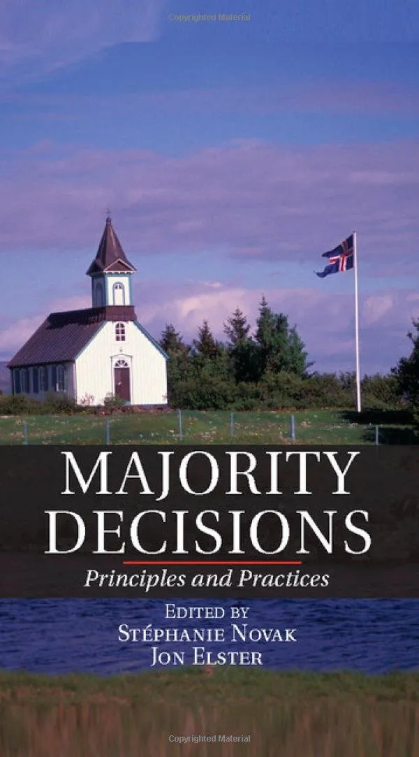 MAJORITY DECISIONS | by Stéphanie Novak | Jon Elster | ‎ Cambridge University Press | ‎ English