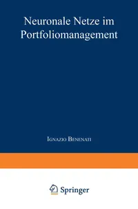 Buy Neuronale Netze im Portfoliomanagement | by Ignazio Benenati | Deutscher Universitatsverlag | German | 1998th Edition — BookShops.in