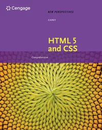 Buy New Perspectives on HTML 5 and CSS: Comprehensive | by Patrick Carey | ‎ Course Technology Ptr | ‎ English | ‎ 8th Edition — BookShops.in