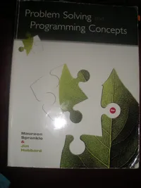 Buy Problem Solving & Programming Concepts | by Maureen Sprankle | Jim Hubbard | Pearson College Div | English | 9th Edition — BookShops.in