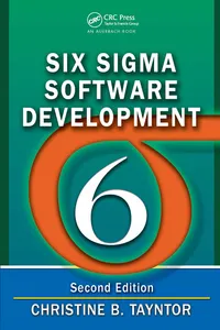 Buy Six Sigma Software Development | by Christine B. Tayntor | Auerbach Publications | English | 2nd Edition — BookShops.in