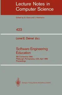 Buy Software Engineering Education: SEI Conference 1990, Pittsburgh, Pennsylvania, USA, April 2-3, 1990. Proceedings: 423 | by Lionel E. Deimel | ‎ Springer-Verlag New York Inc. | ‎ English | ‎ 1990th Edition — BookShops.in