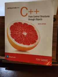 Buy Starting Out With C++ from Control Structures to Objects | by Tony Gaddis | Pearson College Div | English | 9th Edition — BookShops.in