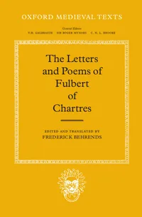 Buy The Letters and Poems | by Fulbert | Frederick Behrends | Clarendon Press | English | 1st Edition — BookShops.in