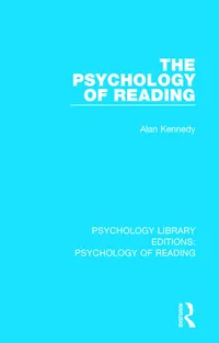 Buy The Psychology of Reading | by Alan Kennedy | ‎ Routledge | ‎ English | ‎ 1st Edition — BookShops.in