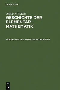 Buy Analysis, Analytische Geometrie by Kurt Vogel, Karin Reich, Helmuth Gericke - De Gruyter 2nd Edition German Paperback Textbook — BookShops.in