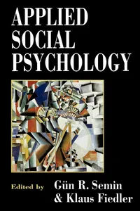 Buy Applied Social Psychology by Gun Semin & Klaus Fiedler | Hardcover | SAGE Publications | Higher Education Textbook in Social Sciences — BookShops.in