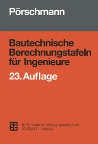 Buy Bautechnische Berechnungstafeln für Ingenieure (German) Hardcover – Springer-Verlag | Engineering Tables & Calculations — BookShops.in