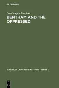 Buy Bentham and the Oppressed by Lea Campos Boralevi | De Gruyter Philosophy Book | English Paperback Edition — BookShops.in