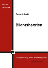 Buy Bilanztheorien by G. Seicht: German Accounting Theory Hardcover | Physica-Verlag — BookShops.in