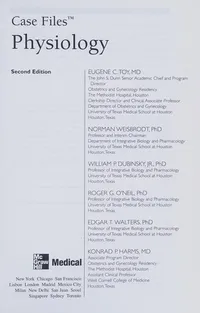 Buy Case Files: Physiology 2nd Edition by Eugene C. Toy, Norman W. Weisbrodt, William P. Dubinsky | McGraw-Hill | Medicine & Health Sciences | Bookshop.in — BookShops.in