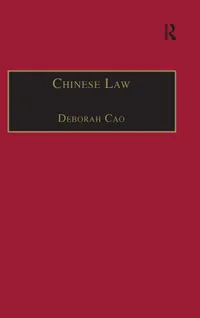 Buy Chinese Law: A Language Perspective by Cao Deborah | Ashgate Pub Ltd | Hardcover | English | 1st Edition | Higher Education Textbooks | Political Science | Government — BookShops.in