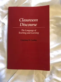 Buy Classroom Discourse: The Language of Teaching and Learning by Courtney Cazden | Heinemann | Hardcover | 2nd Edition | Education Book — BookShops.in