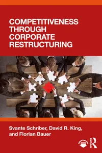 Buy Competitiveness Through Corporate Restructuring by Svante Schriber, David R. King, Florian Bauer | Routledge Hardcover 1st Edition | Business & Finance Textbook for Indian Students — BookShops.in