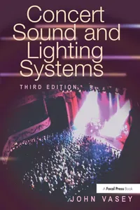 Buy Concert Sound and Lighting Systems by John Vasey | Focal Press | Hardcover | 9780240803647 | Performing Arts Textbook — BookShops.in