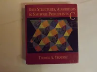 Buy Data Structures, Algorithms, and Software Principles in C by Thomas Standish | Pearson | 1st Edition | Paperback | 9780201591187 — BookShops.in