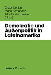 Buy Demokratie Und Außenpolitik in Lateinamerika: Dieter Nohlen, Mario Fernández, Alberto Van Klaveren – German Hardcover (1991) | Bookshops.in — BookShops.in