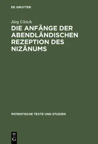 Buy Die Anfänge der abendländischen Rezeption des Nizänums by Jörg Ulrich | De Gruyter Hardcover | Patristic Studies & Church History — BookShops.in