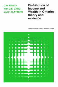 Buy Distribution of Income and Wealth in Ontario: Theory and Evidence (Heritage) by Charles Beach, Frank Flatters, David Card - University of Toronto Press, English, Paperback — BookShops.in