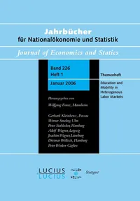 Buy Education and Mobility in Heterogeneous Labor Markets by Wolfgang Franz | Walter de Gruyter | German Paperback | Special Edition — BookShops.in