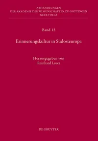 Buy Erinnerungskultur in Sudosteuropa: Bericht Uber Konferenzen Der Kommission Fur Interdisziplinare Sudosteuropa-forschung (German Edition) by Reinhard Lauer - De Gruyter Paperback — BookShops.in