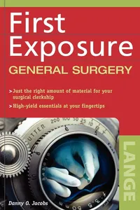 Buy First Exposure to General Surgery by Danny O. Jacobs | McGraw-Hill | Hardcover | 1st Edition | Medical Textbook for Surgery Clerkship — BookShops.in