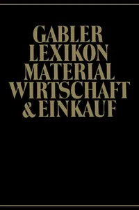 Buy Gabler Lexikon Materialwirtschaft & Einkauf: Hardcover, 1983 Edition, Business & Finance Reference by Klaus Hölzel – Bookshops.in — BookShops.in
