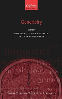 Buy Genericity (Oxford Studies in Theoretical Linguistics) by Mari Et Al | Oxford Univ Pr | English Paperback | 1st Edition — BookShops.in