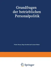 Buy Grundfragen der betrieblichen Personalpolitik: Festschrift zum 65. Geburtstag von August Marx by Walter Braun, Gabler, Hardcover, 1972 Edition, German Language, Business & Economics Textbook — BookShops.in