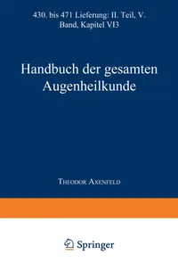 Buy Handbuch der Gesamten Augenheilkunde by Graefe, Saemisch, Von Hess | Springer | German Hardcover | 1922 Edition | Ophthalmology Medical Reference — BookShops.in