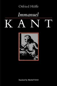 Buy Immanuel Kant by Otfried Höffe | SUNY Ethical Theory Series | Hardcover | State University of New York Press | Philosophy Ethics Textbook — BookShops.in