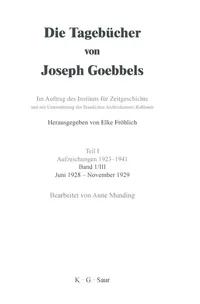 Buy Juni 1928 - November 1929 by Anne Mundig: German Historical Record | K G Saur Verlag Paperback Reprint — BookShops.in