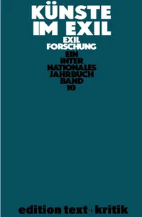 Buy Künste Im Exil: 10 (Exilforschung, 10) by Claus-Dieter Krohn | De Gruyter | German Language | Paperback | 2021 Reprint — BookShops.in