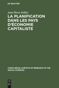 Buy La Planification Dans Les Pays D'économie Capitaliste by Jean-Pierre Delilez | Mouton De Gruyter | French Language | Paperback | Reprint 2018 — BookShops.in