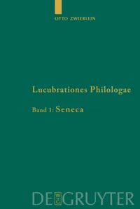 Buy Seneca: 71 (Untersuchungen Zur Antiken Literatur Und Geschichte) by Rainer Jakobi, Rebekka Junge, Christine Schmitz | De Gruyter | German Language Paperback | 2004 Edition — BookShops.in