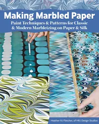 Buy Making Marbled Paper by Heather Rj Fletcher | Fox Chapel Pub Co Inc | English | Paperback | Illustrated Edition — BookShops.in