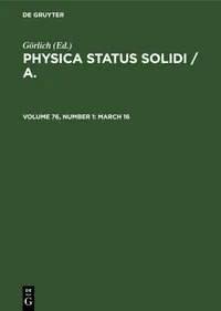 Buy March 16 by Görlich – De Gruyter Hardcover Physics Textbook for Higher Education | Bookshops.in — BookShops.in