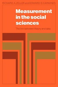 Buy Measurement in the Social Sciences: The Link Between Theory and Data by Richard A. Zeller and Edward G. Carmines | Cambridge University Press | English | Hardcover | 1st Edition | Higher Education Textbook — BookShops.in