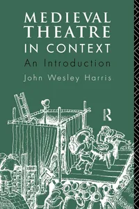 Buy Medieval Theatre in Context: An Introduction by John Harris | Routledge Hardcover | Higher Education Textbook on Medieval Drama, Christian and Pagan Theatre — BookShops.in