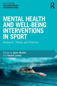 Buy Mental Health and Well-Being Interventions in Sport: Research, Theory and Practice by Gavin Breslin & Gerard Leavey | Routledge Paperback | 1st Edition 2019 — BookShops.in
