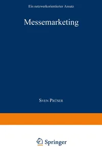 Buy Messemarketing: Ein netzwerkorientierter Ansatz by Sven Prüser | Hardcover 1997 | Deutscher Universitatsverlag | German Business Marketing Textbook — BookShops.in