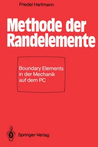 Buy Methode der Randelemente: Boundary Elements in der Mechanik auf dem PC by Friedel Hartmann | Springer-Verlag | German Hardcover | Civil Engineering Textbook — BookShops.in