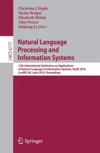 Buy Natural Language Processing and Information Systems (English, Christina J. Hopfe | Yacine Rezgui | Elisabeth Métais) — BookShops.in