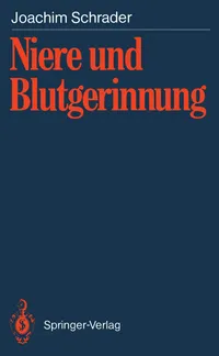 Buy Niere und Blutgerinnung: Blutgerinnungsveränderungen bei akutem Nierenversagen, chronisch terminaler Niereninsuffizienz und nach Nierentransplantationen sowie Auswirkungen therapeutischer Maßnahmen by Joachim Schrader | Springer-Verlag | German Hardcover | 1989 | Medicine & Surgery — BookShops.in
